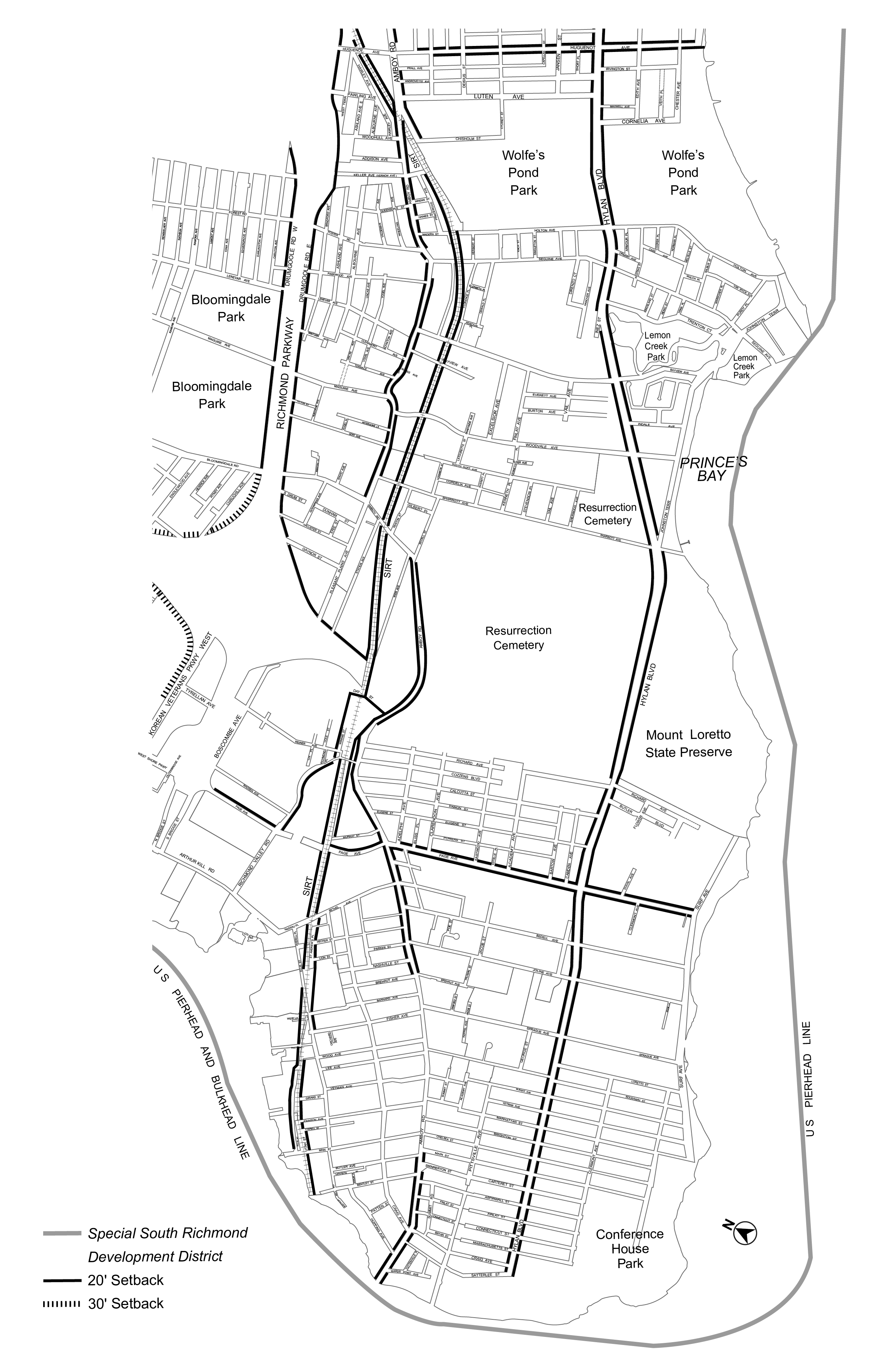 Article X, Chapter 7, Appendix A, Map 2.2 amended per N 230112 ZRR (South Richmond Zoning Relief) adopted by City Council 11/2/23