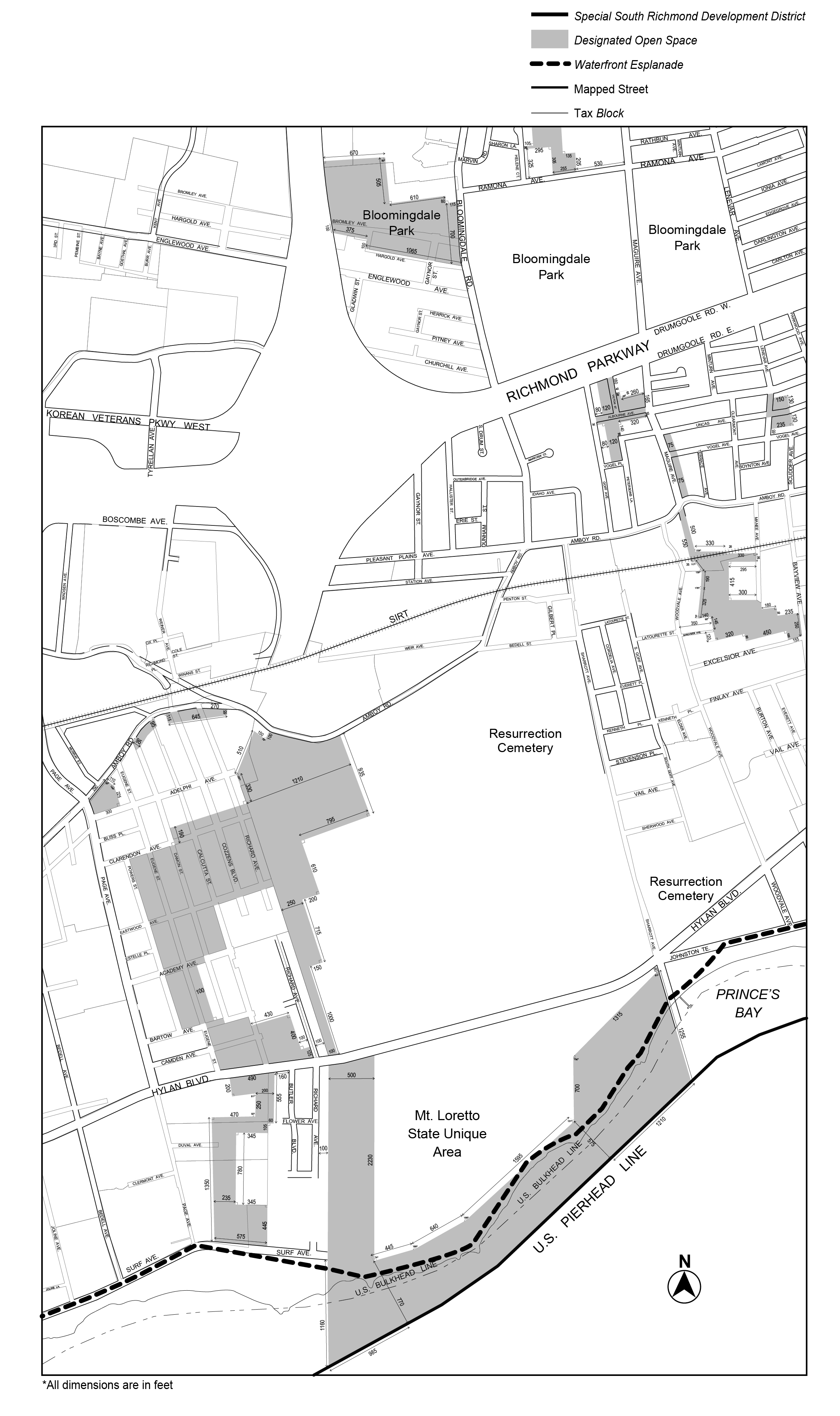  Article X, Chapter 7, Appendix A, Map 3.1 amended per N 230112 ZRR (South Richmond Zoning Relief) adopted by City Council 11/2/23