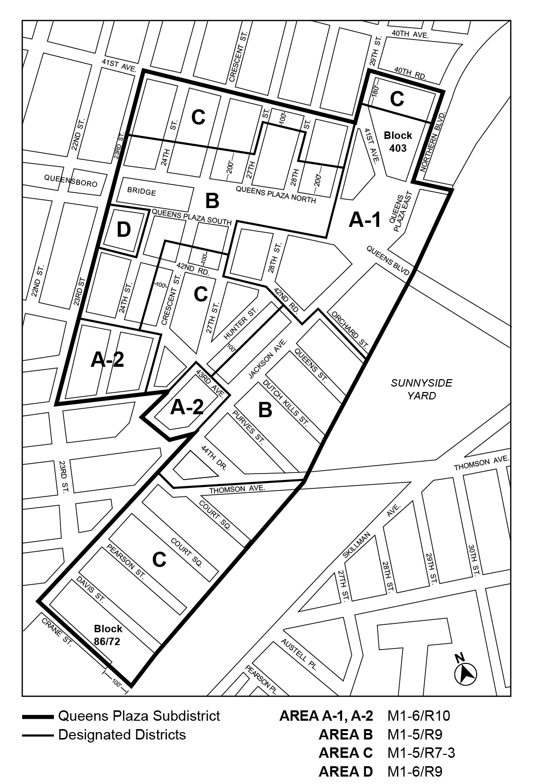 Article XI, Chapter 7 (Special LIC MU District), Appendix C (Qns Plaza Subdistrict), Map 1 adopted per <a class='sec-link-inline' target='_blank' href='/article-ii/chapter-3#23-10'><span>23-10</span></a> Qns Plz Sth (N 210318 ZRQ), 11th May, 2023