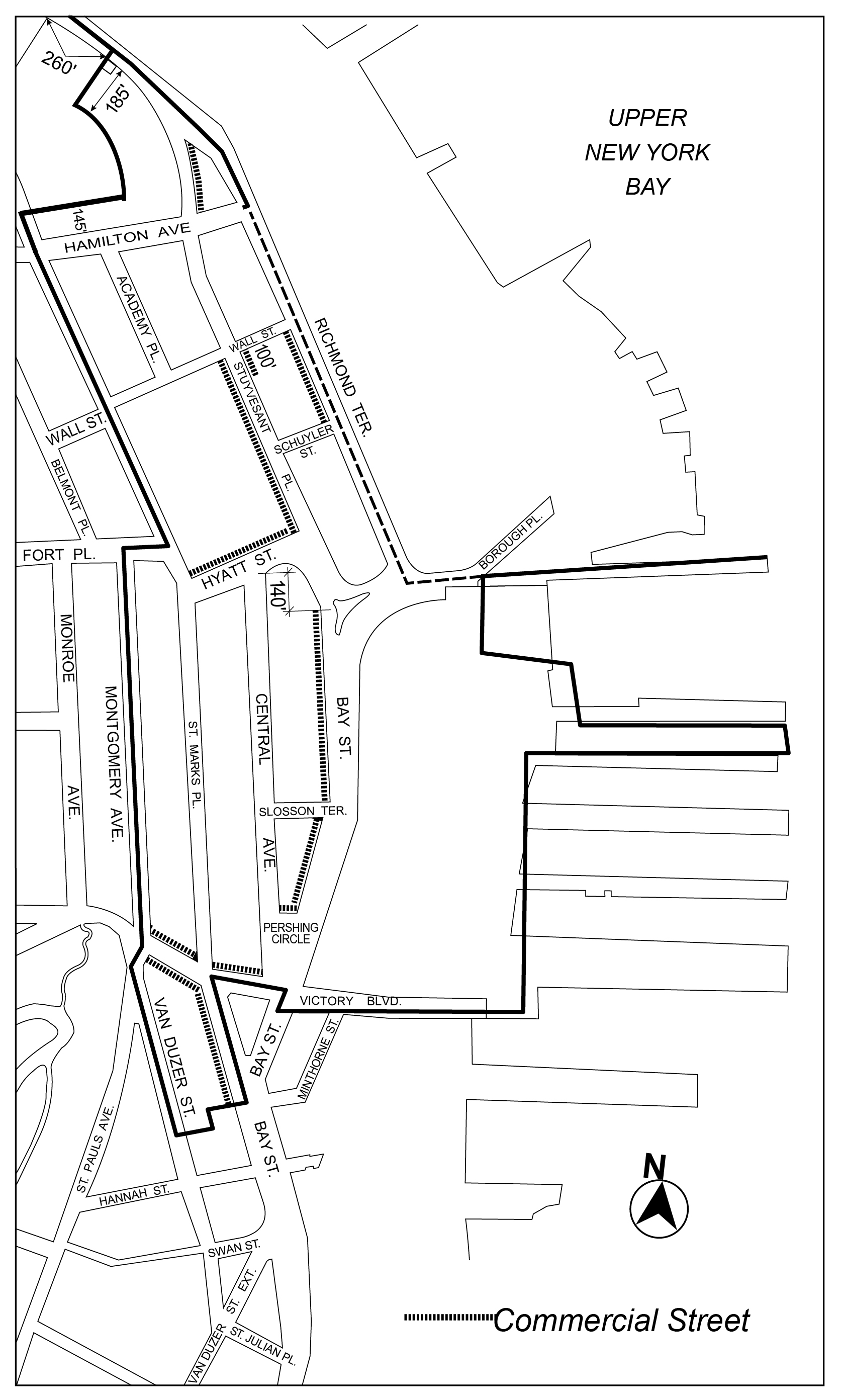 Article XII, Chapter 8, Appendix, Map 2 (Commercial Streets) amended per <a class='sec-link-inline' target='_blank' href='/article-iii/chapter-7#37-59'><span>37-59</span></a> Hamilton Ave (N 250320 ZRR), 16th April, 2026