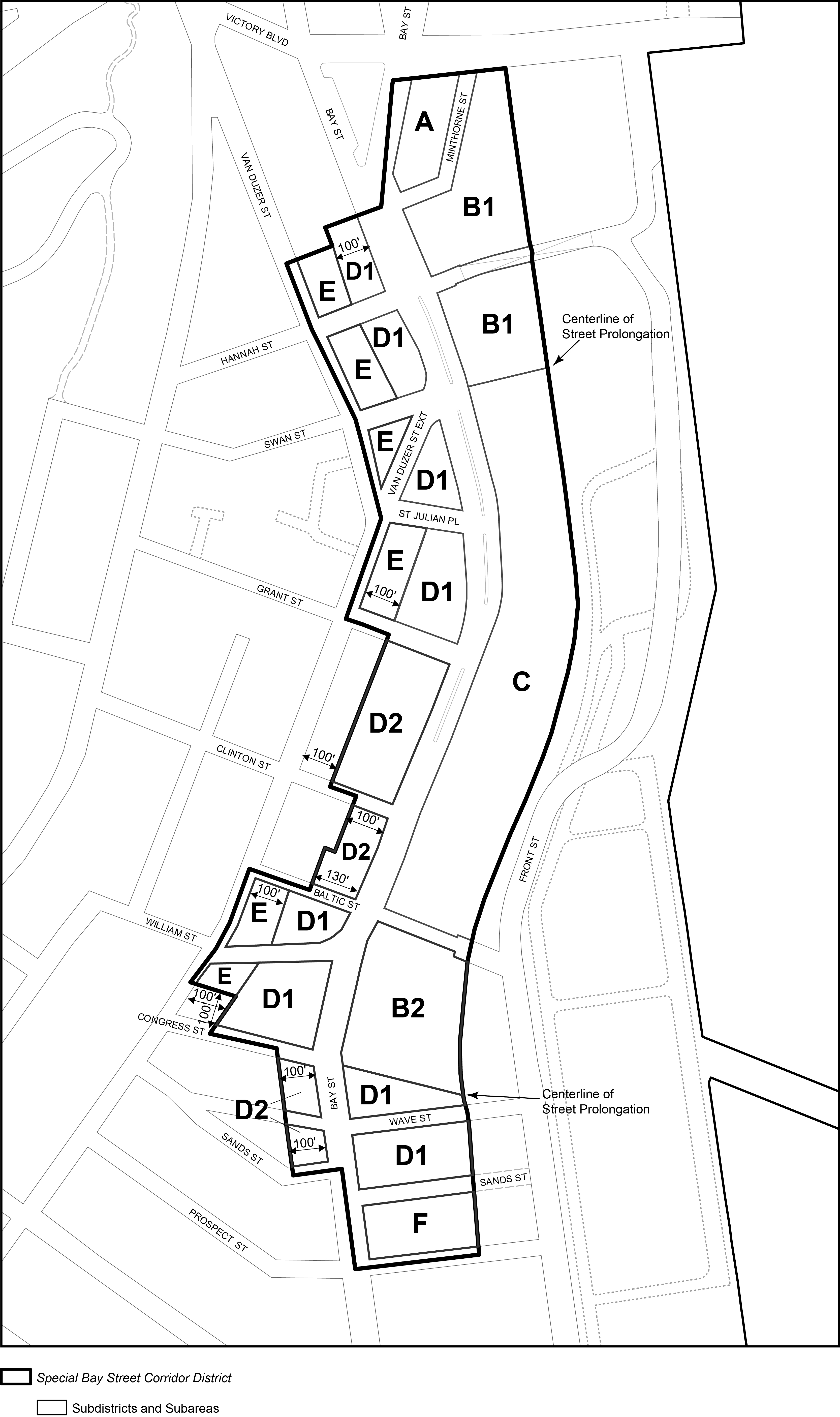 ARTICLE XIII, Chapter 5, Appendix A, Map 1 (Special Bay Street Corridor District, Subdistricts and Subareas) adopted by <a class='sec-link-inline' target='_blank' href='/article-liv/chapter-1#541-545'><span>541-545</span></a> Bay Street (N 220392 ZRR), 20th December, 2023