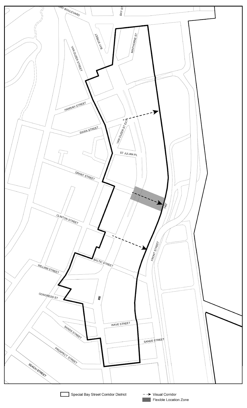 Article XIII, Chapter 5, Appendix A, Map 2 (Location of visual corridors) per <a class='sec-link-inline' target='_blank' href='/article-liv/chapter-1#541-545'><span>541-545</span></a> Bay Street (N 220392 ZRR), amended 20th December, 2023