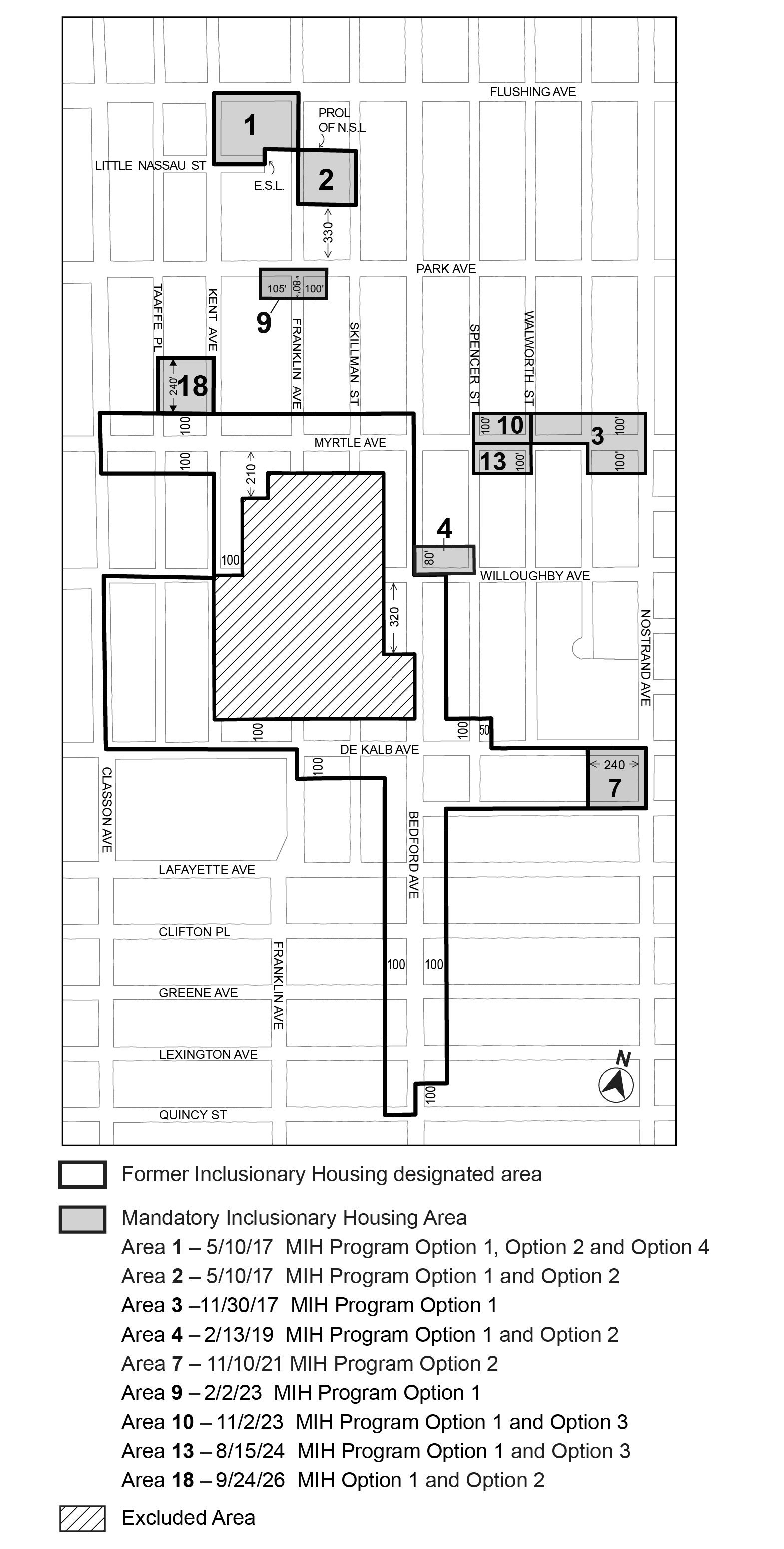 APPENDIX F, Brooklyn CD 3, Map 3, MIH area 18, per <a class='sec-link-inline' target='_blank' href='/article-lxxxvi/chapter-2#862-868'><span>862-868</span></a> Kent Ave (N 240284 ZRK), adopted 24th Sept. 2026