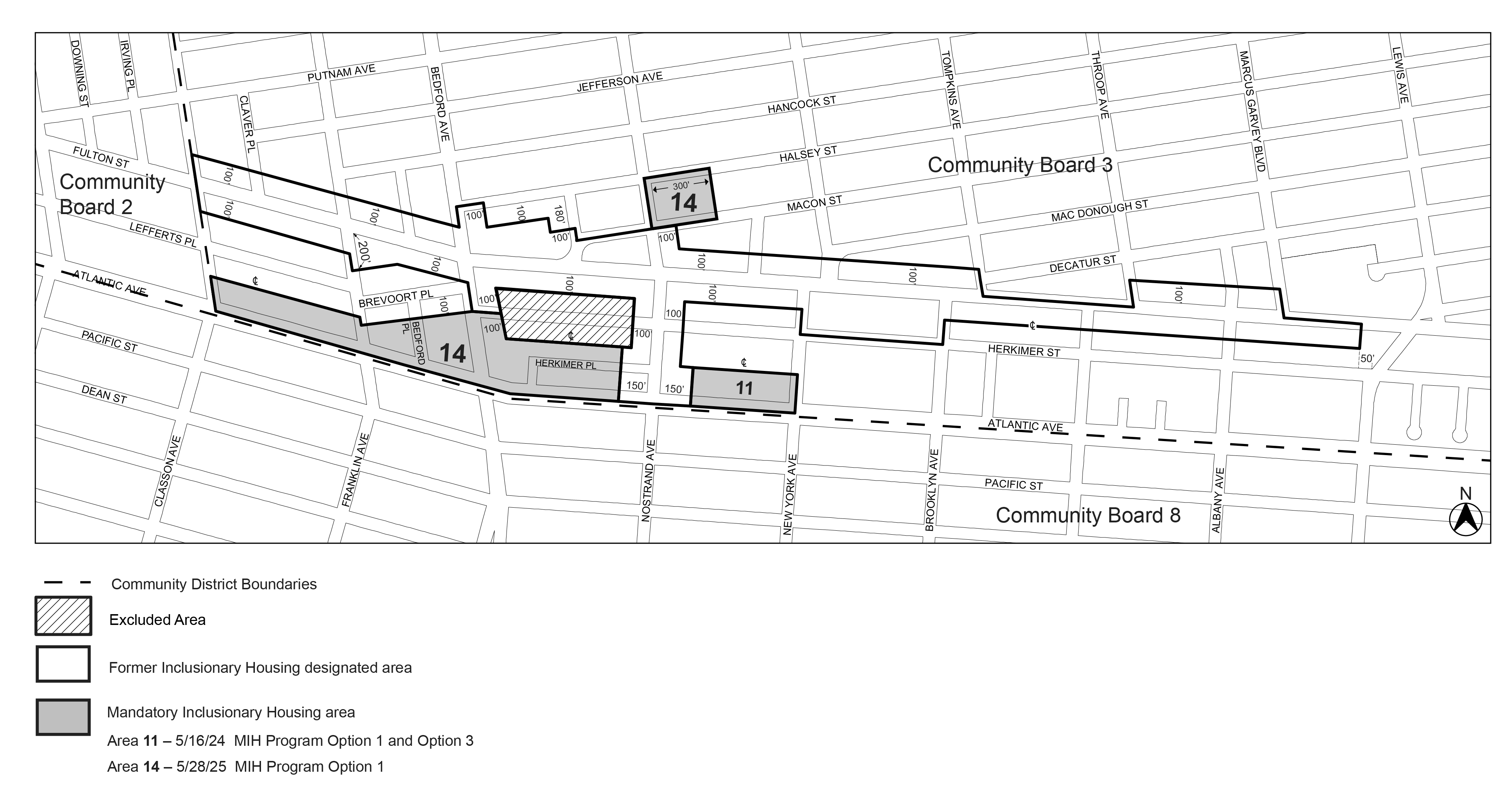 APPENDIX F, BK CD 3, Map 1, MIH area 14 (Option 1)