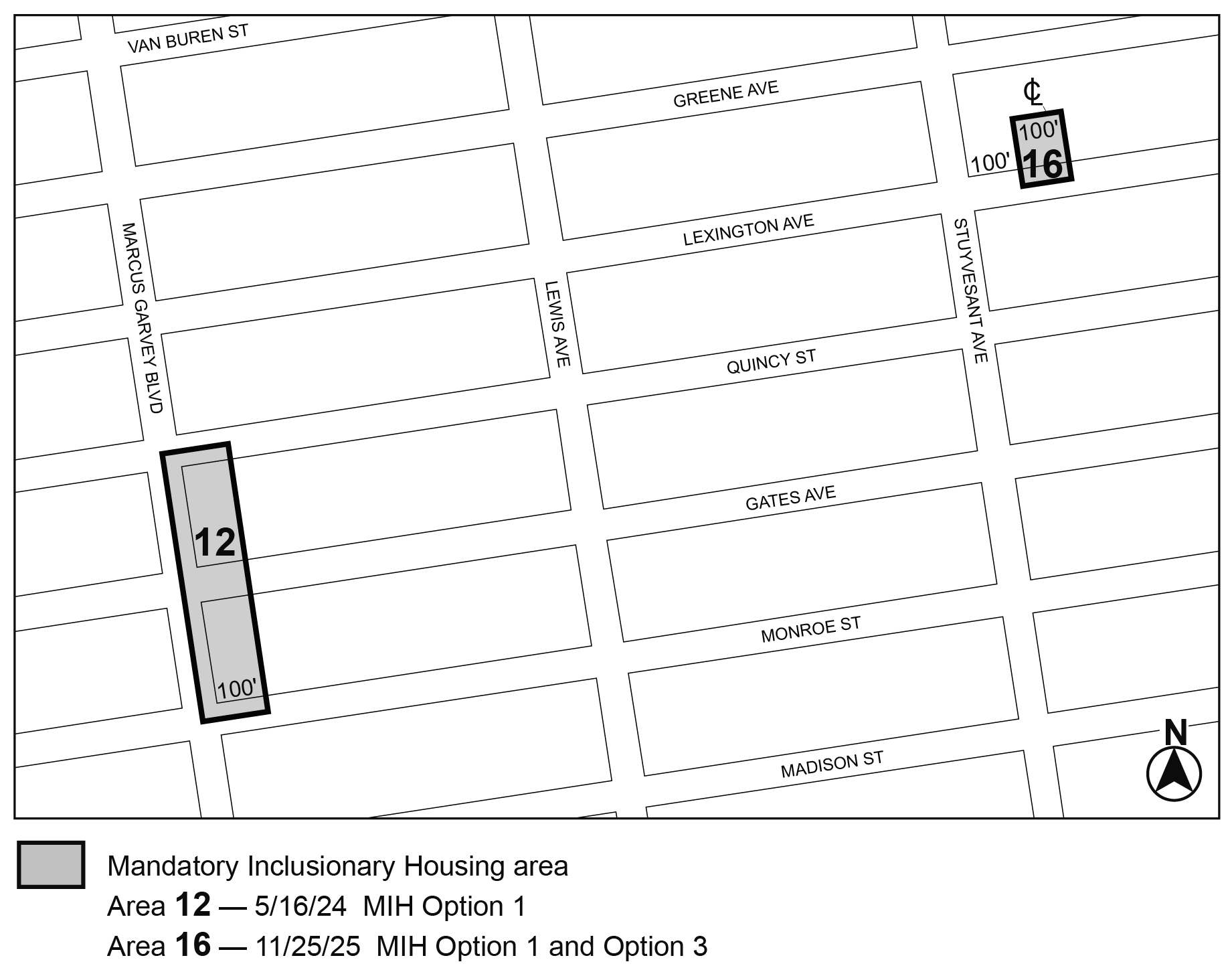 APPENDIX F, Brooklyn CD 3, Map 8, MIH area 12, per <a class='sec-link-inline' target='_blank' href='/article-lxix/chapter-9#699-703'><span>699-703</span></a> Lexington Ave (N 250195 ZRK), adopted 11th Nov. 2025