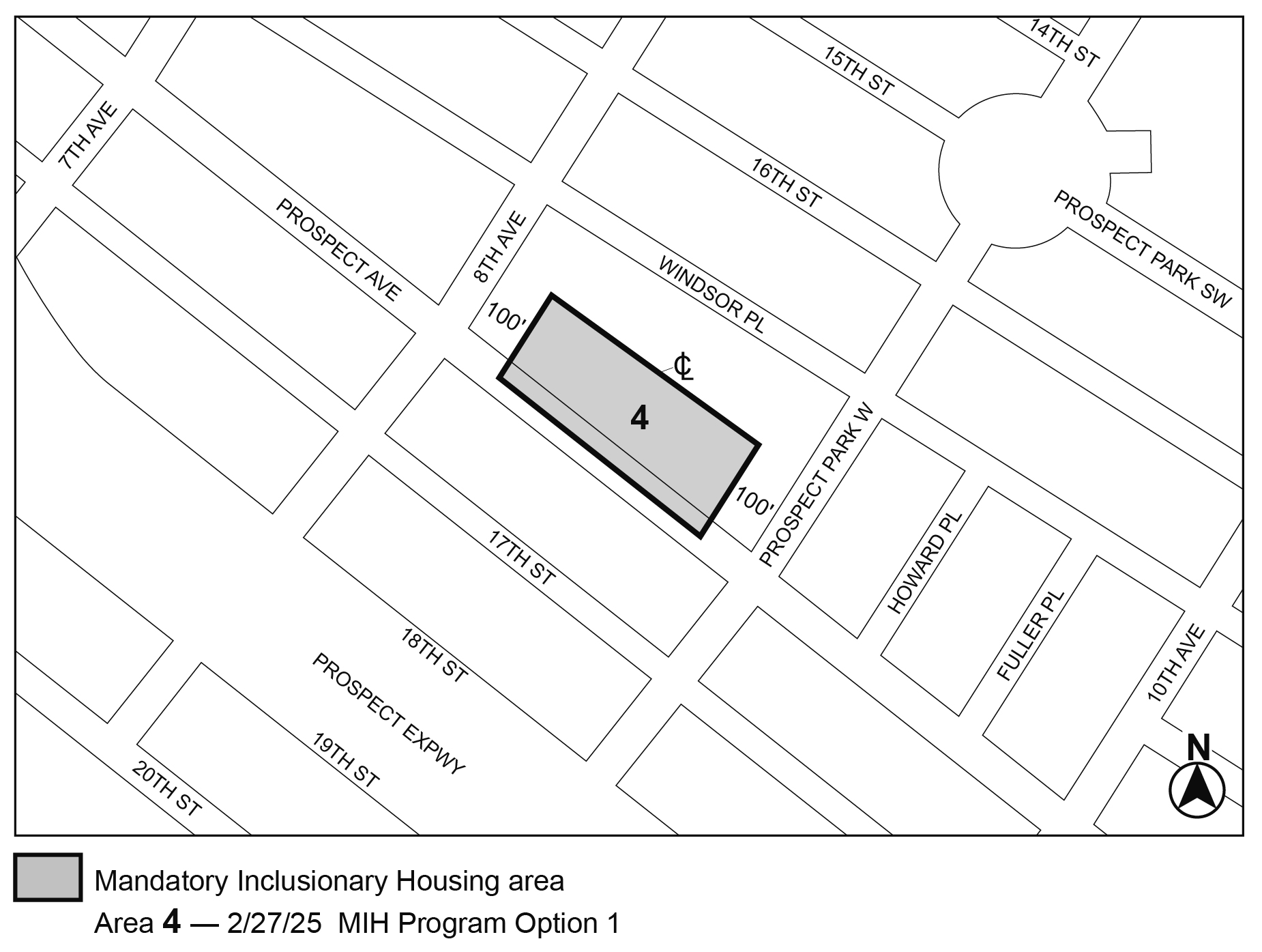 Added APPX F, BK, CD 7, Map 4, MIHa 4 (per 441 and 467 Prospect Ave, a.k.a Arrow Linen), adopted on 27 February, 2025