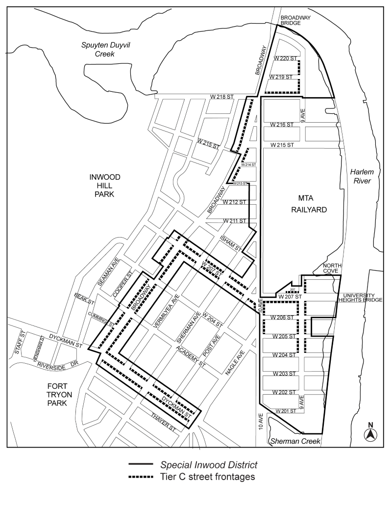 Zoning Resolution Article XIV Chapter 2_Special Inwood District APPENDIX Map 2